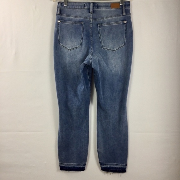 Judy Blue Danielle Undone Hem Boyfriend Jean JB88208 Size 27 - Picture 9 of 13